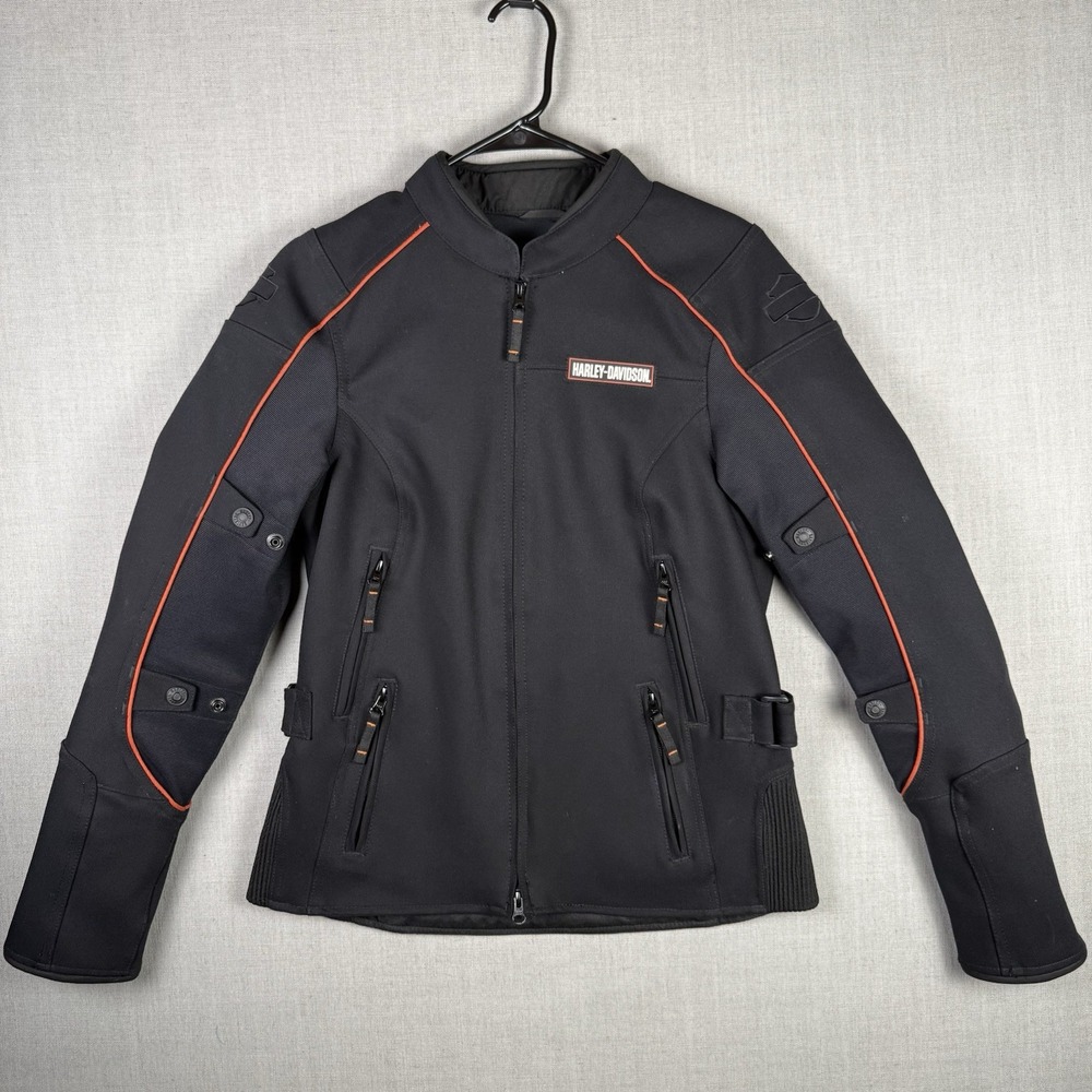 Harley Davidson Women's Medium Tall Manitowoc Stretch Riding Jacket 98156-18VM